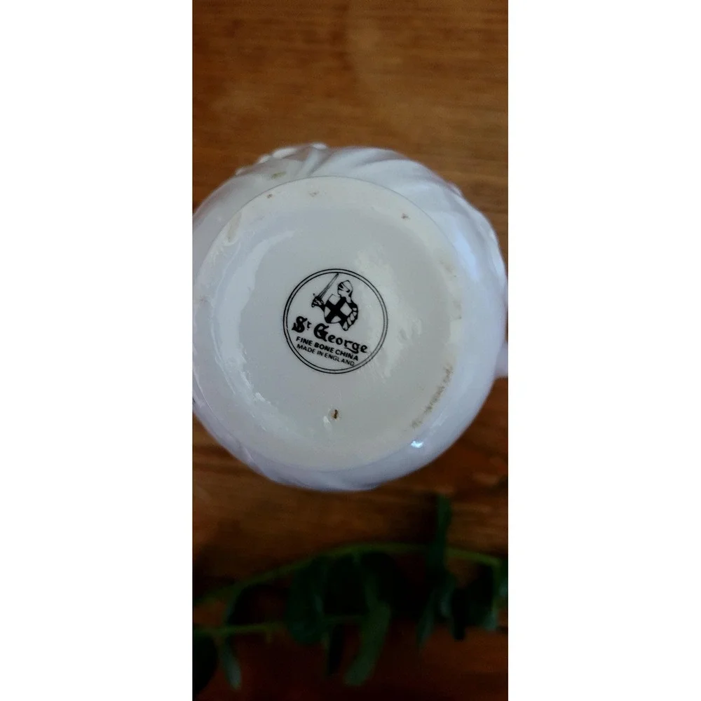 Vintage St. George Fine China Pitcher English Countryside Cottagecore Cozy Vibes